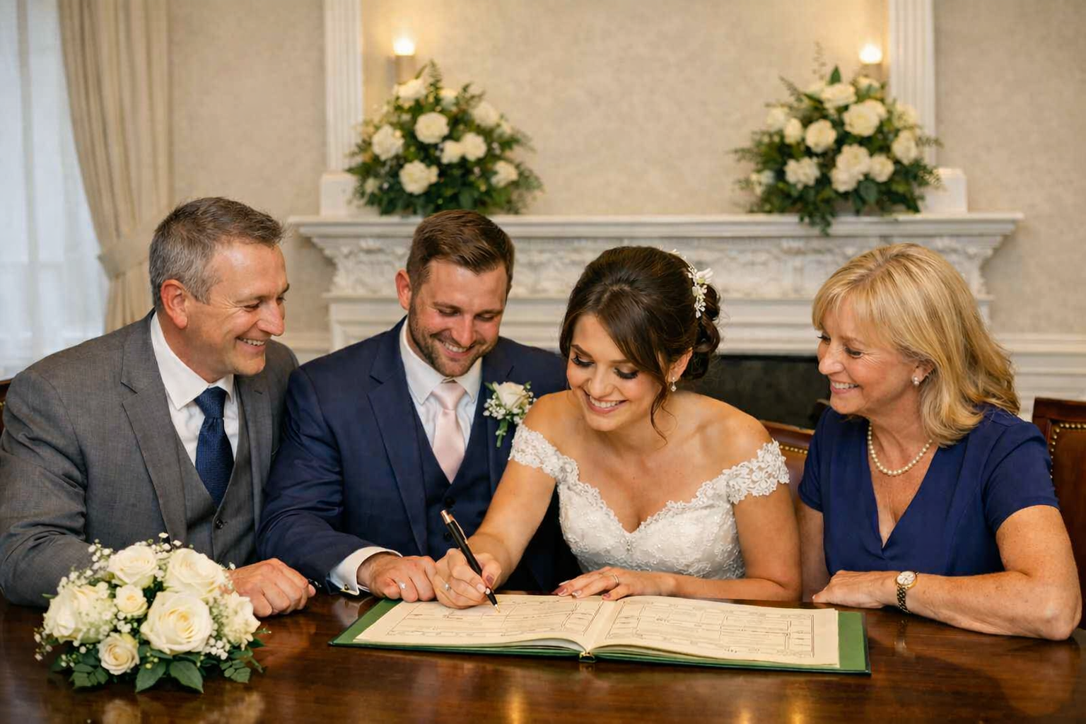 Wedding Signing Scene